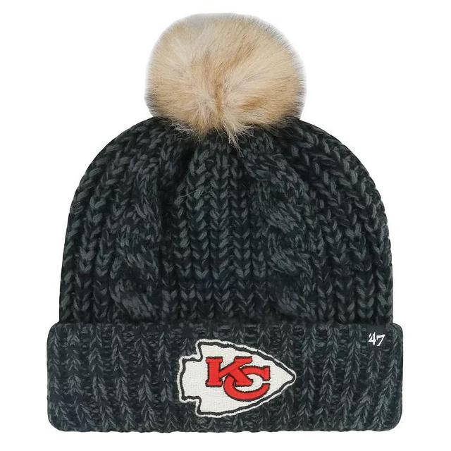 Womens 47 Kansas City Chiefs Meeko Cuffed Knit Hat with Pom Product Image