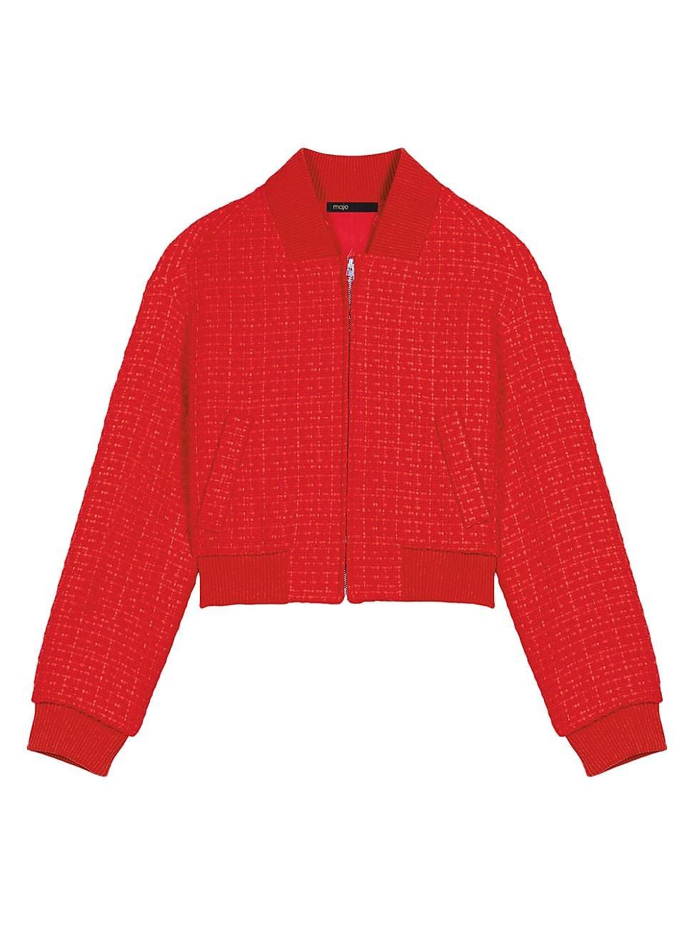 Womens Short Tweed Jacket Product Image