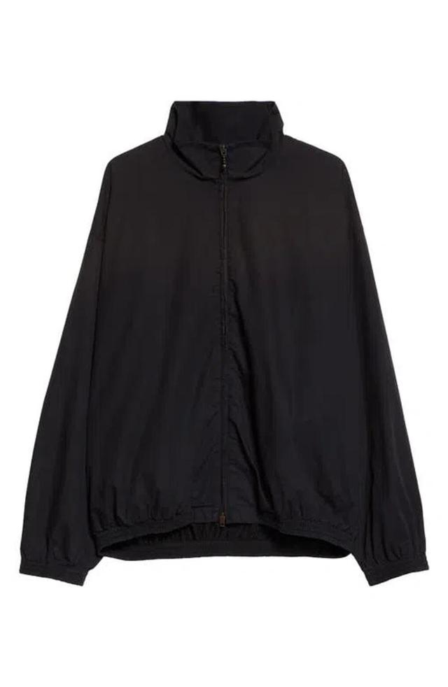 Logo-patch Oversize Jacket In Black Product Image