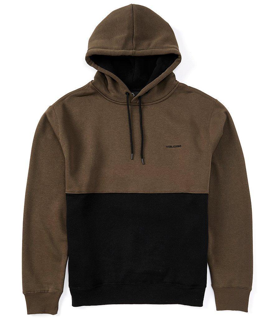 Volcom Long Sleeve Divided Brushed Fleece Hoodie Product Image