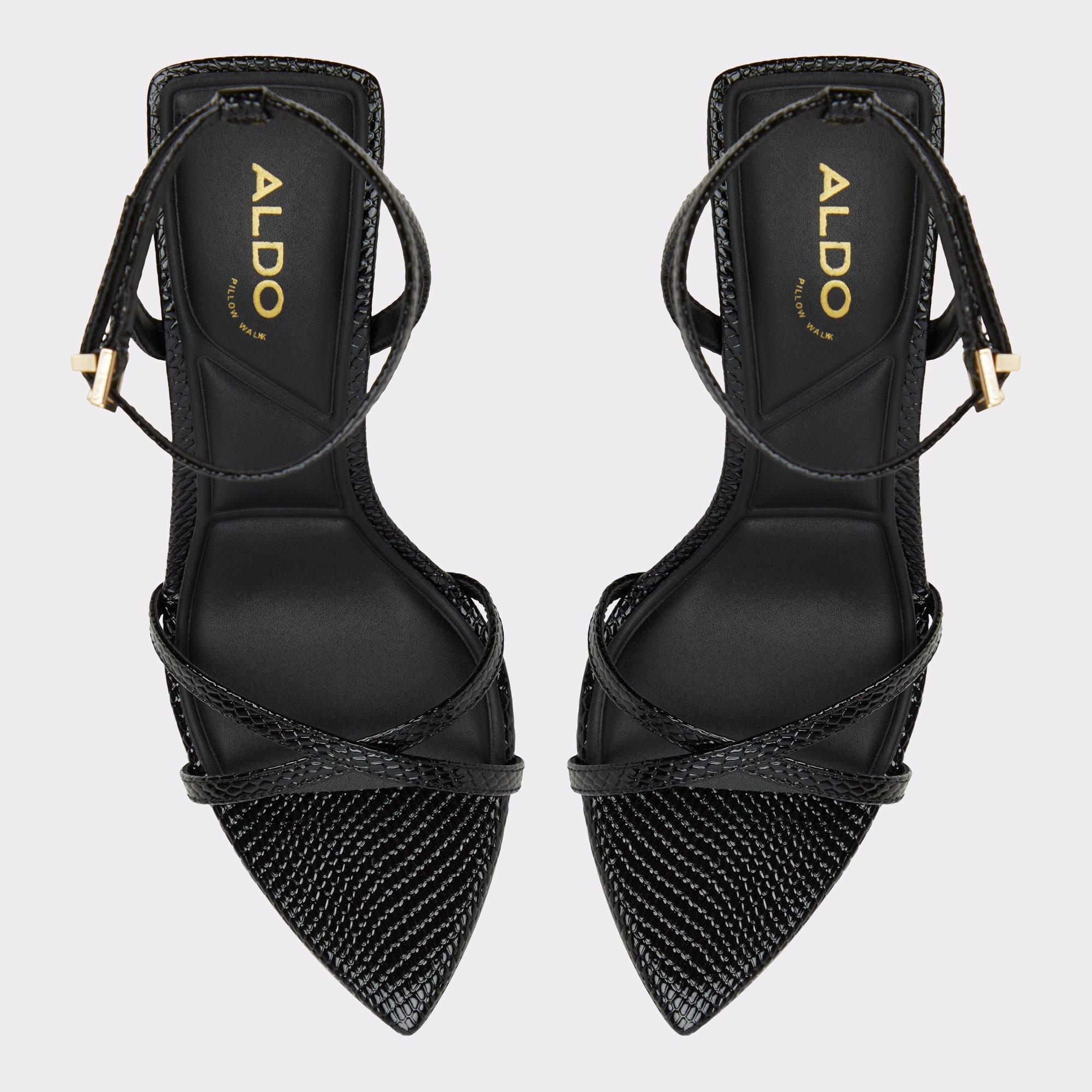 Adrina Black Women's Strappy Heels | ALDO US Product Image