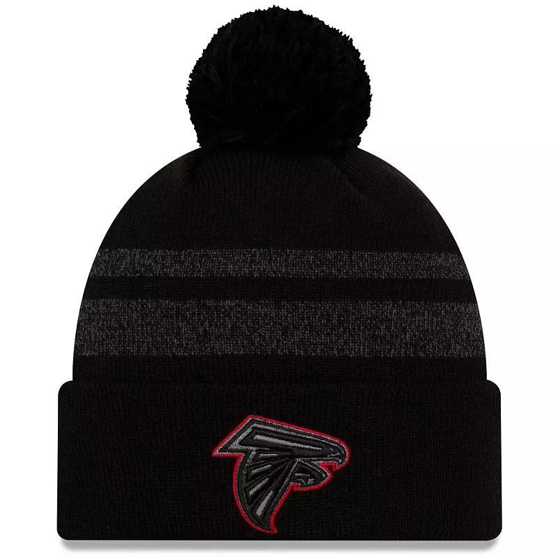 Mens Black Atlanta Falcons Dispatch Cuffed Knit Hat with Pom Product Image