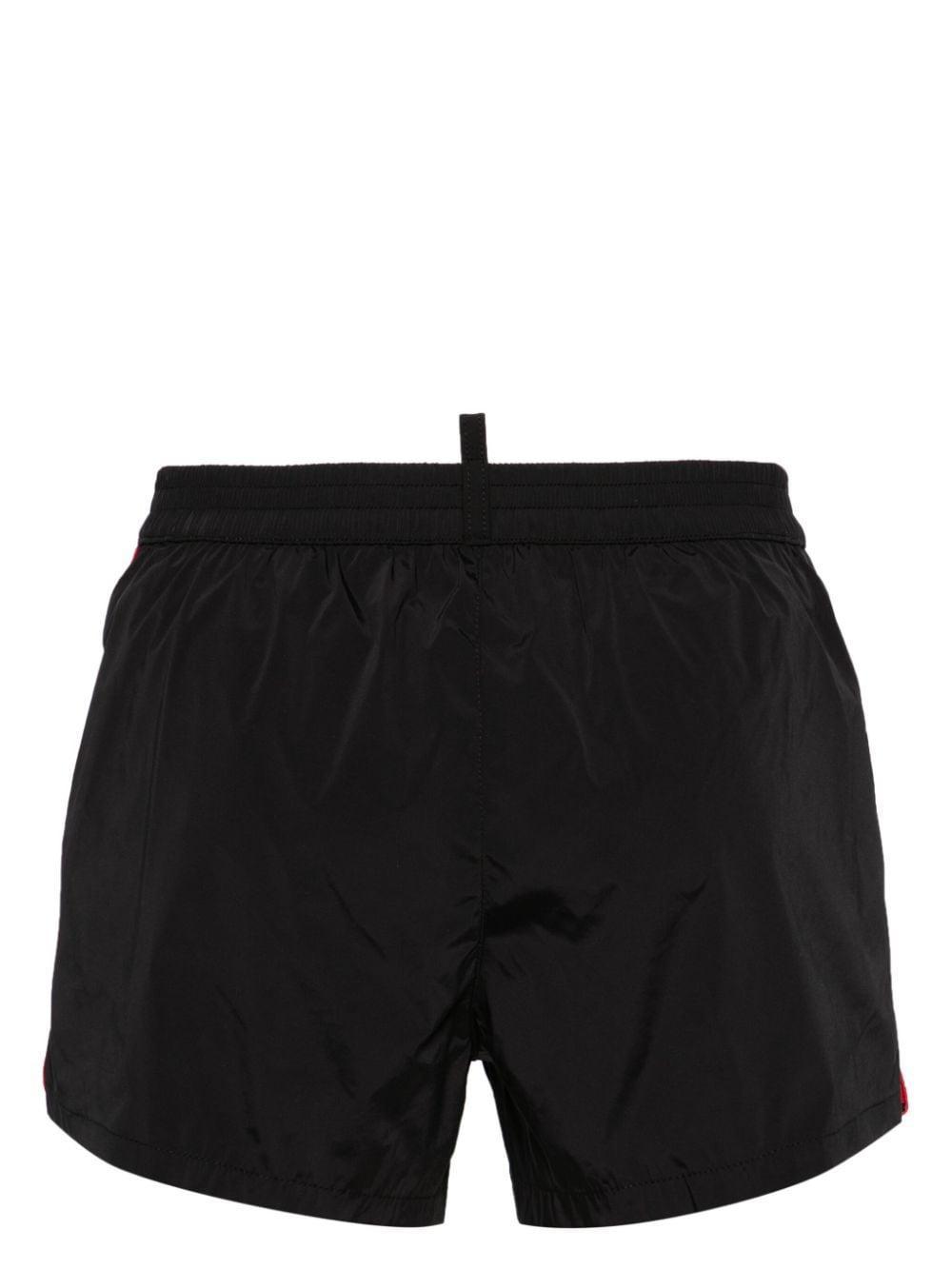 DSQUARED2 Logo-tape Swim Shorts In Black Product Image