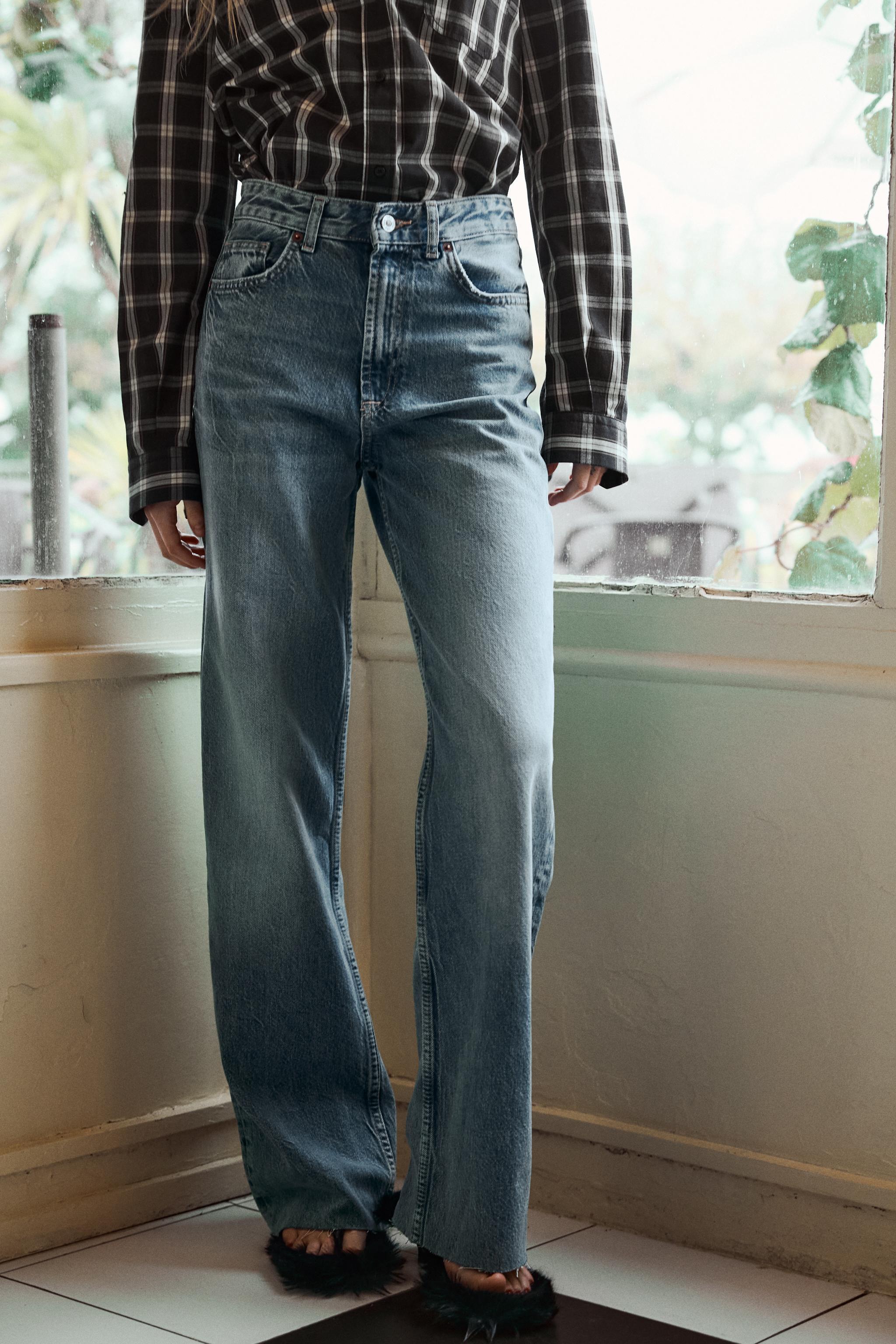 TRF HIGH RISE WIDE LEG JEANS Product Image