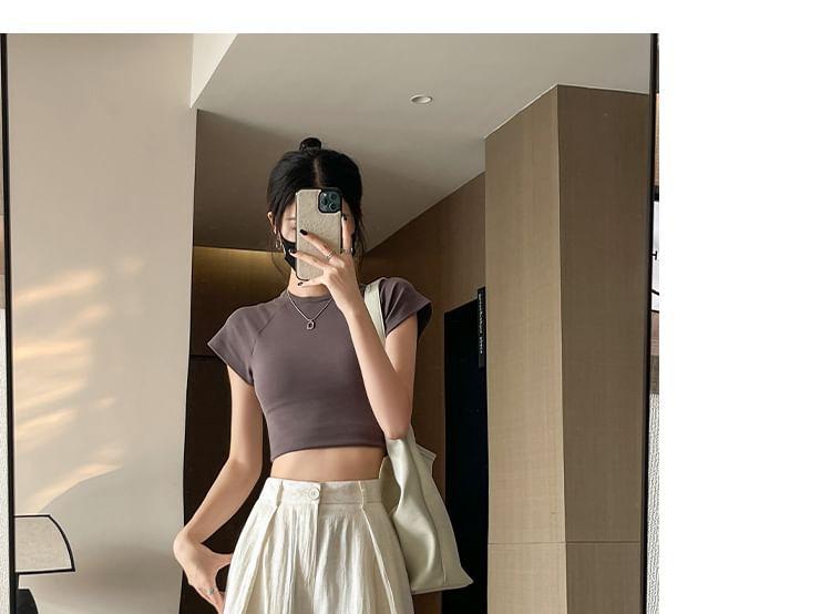 High Rise Wide Leg Pants Product Image