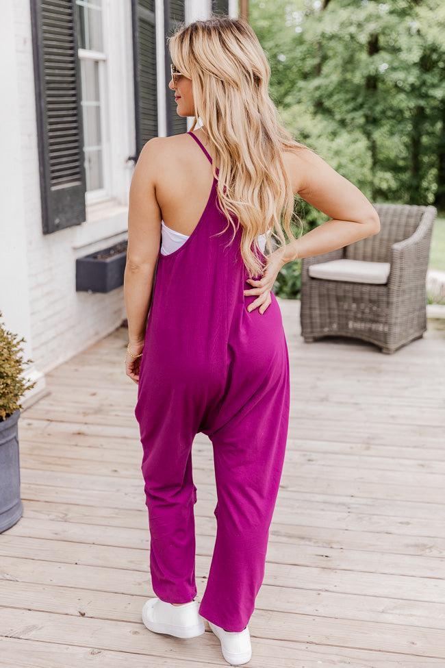 Day In The Life Magenta Jumpsuit FINAL SALE Product Image