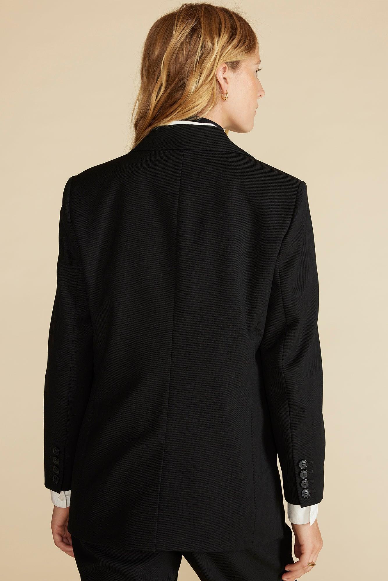 Alix Boyfriend Blazer - Black Product Image