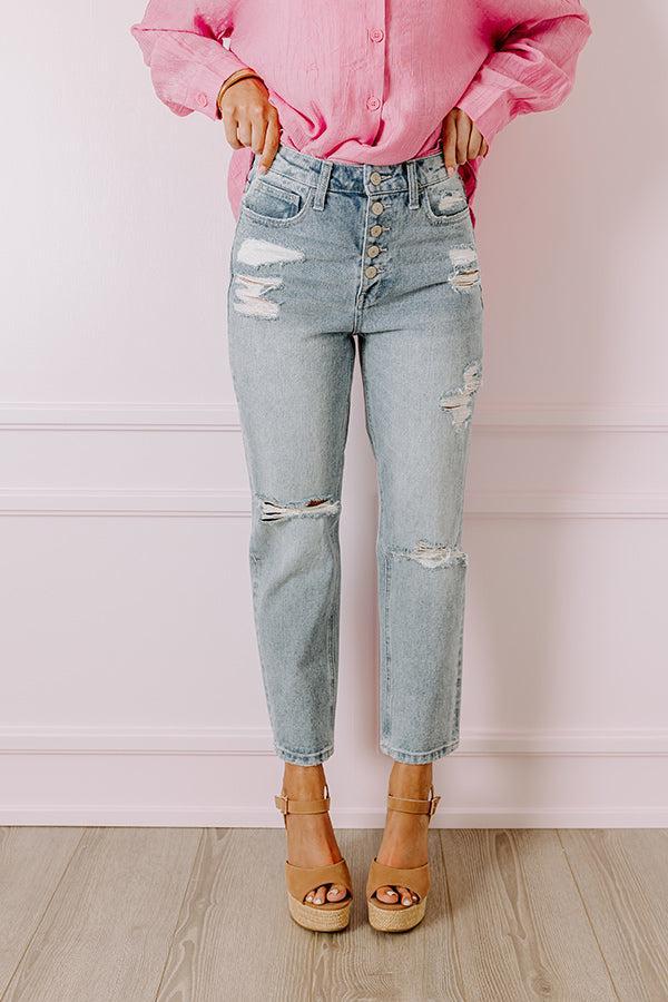 The Leith High Waist Distressed Jean product image