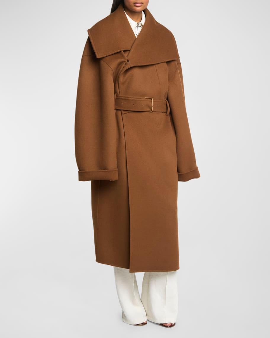 Belted WoolvWrap Coat Product Image