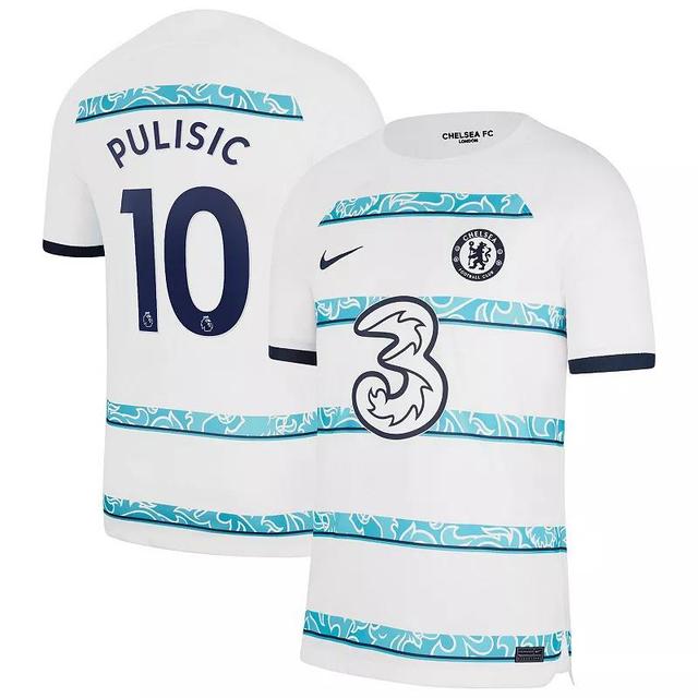 Mens Nike Christian Pulisic White Chelsea 2022/23 Away Breathe Stadium Replica Player Jersey Product Image