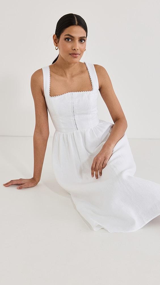 Reformation Tagliatelle Linen Dress | Shopbop Product Image