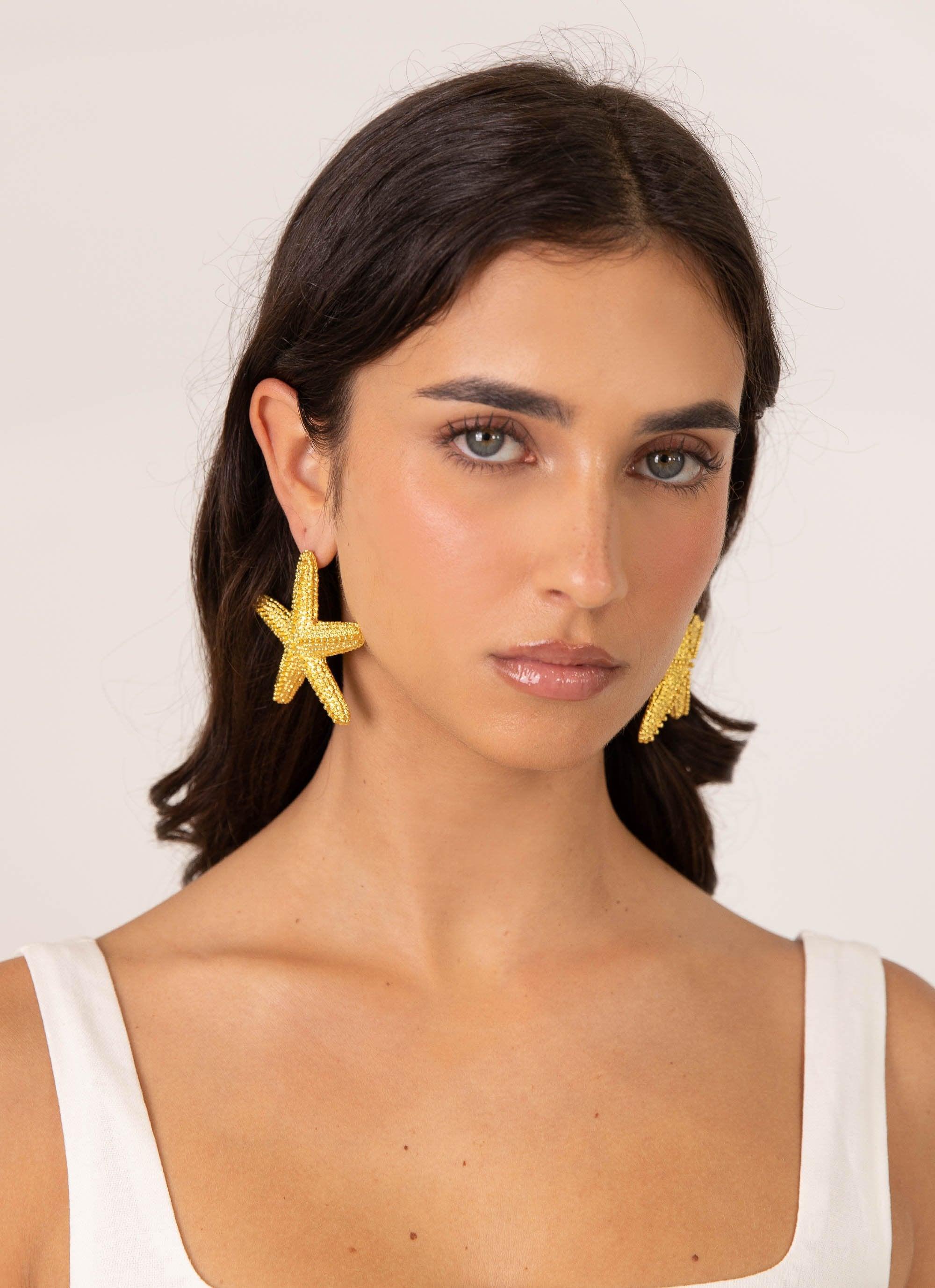 Geneve Starfish Earring - Gold Product Image