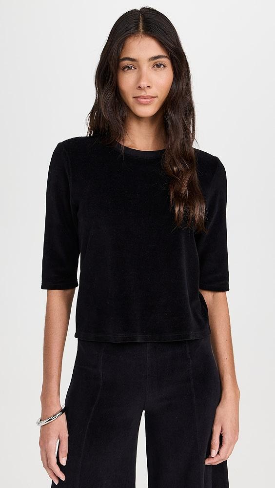 Suzie Kondi Corfu Elbow Sleeve Crew Tee | Shopbop Product Image