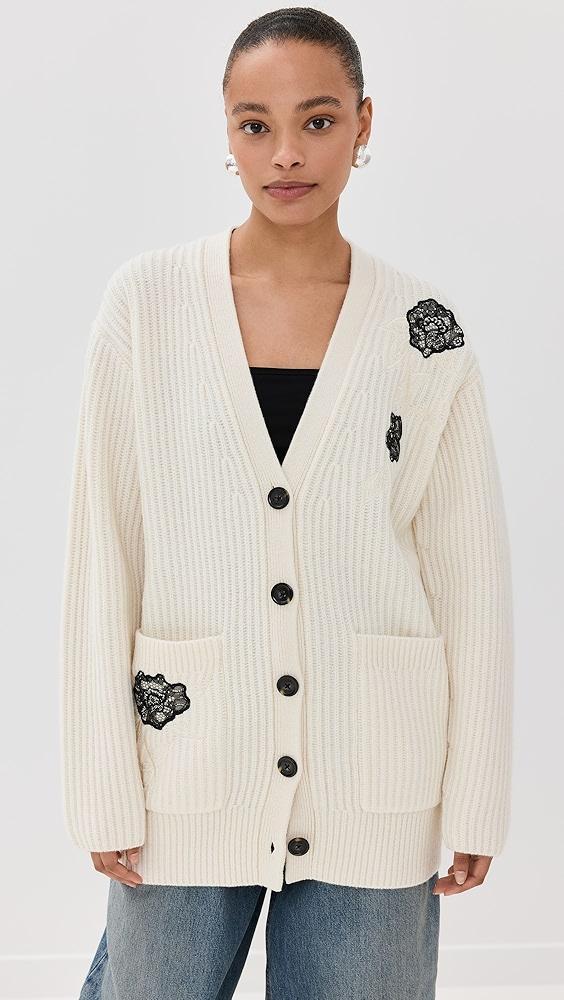 Marc Jacobs Lace Applique Cardigan | Shopbop Product Image