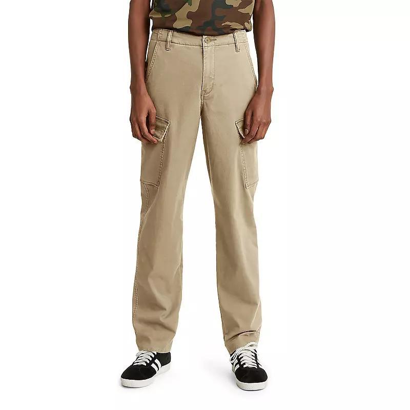 Mens Levis XX Relaxed-Fit Tapered Cargo Pants Olive Black Product Image