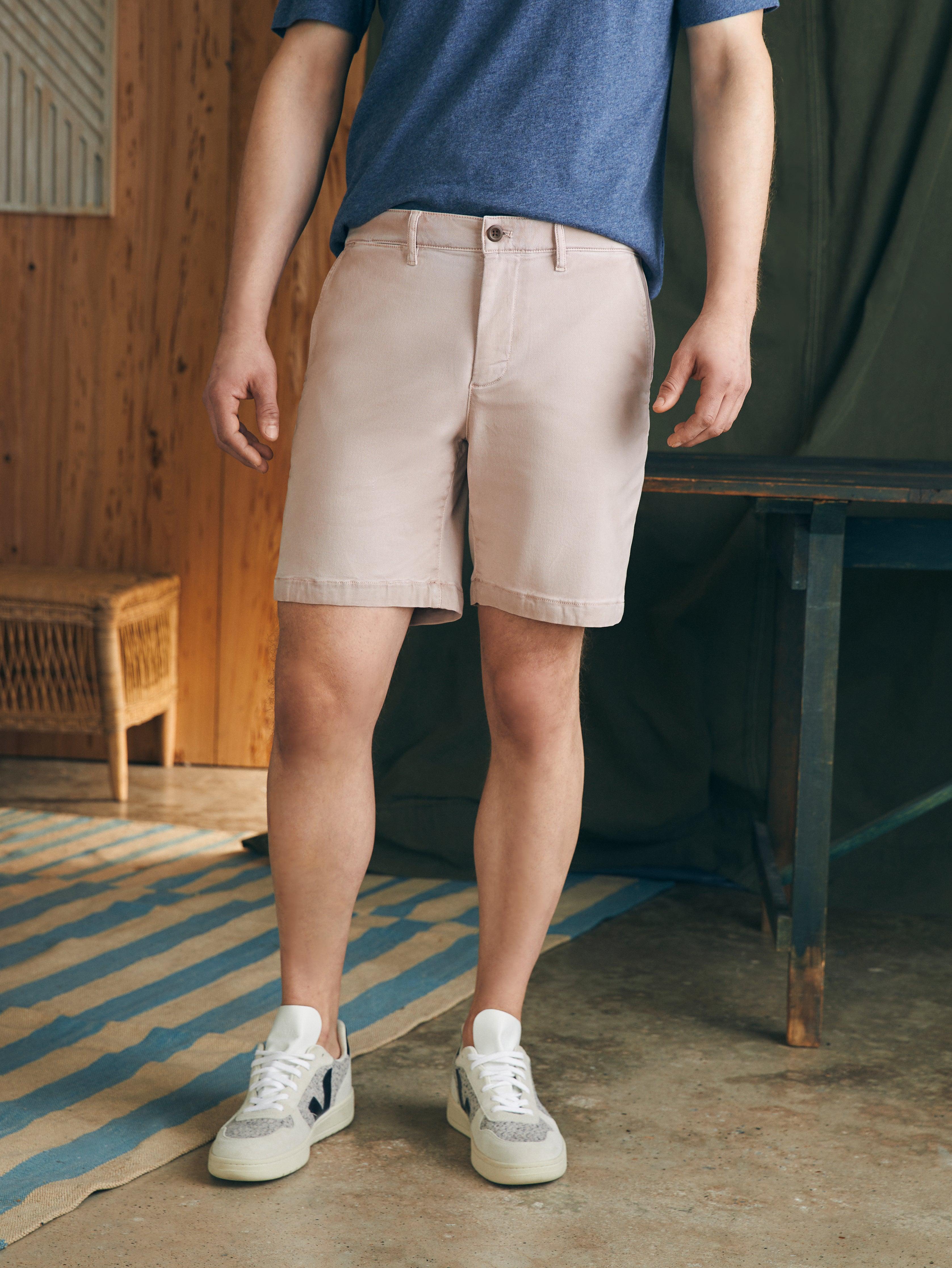 Coastline Stretch Chino Short (8" Inseam) - Spring Quartz Male Product Image