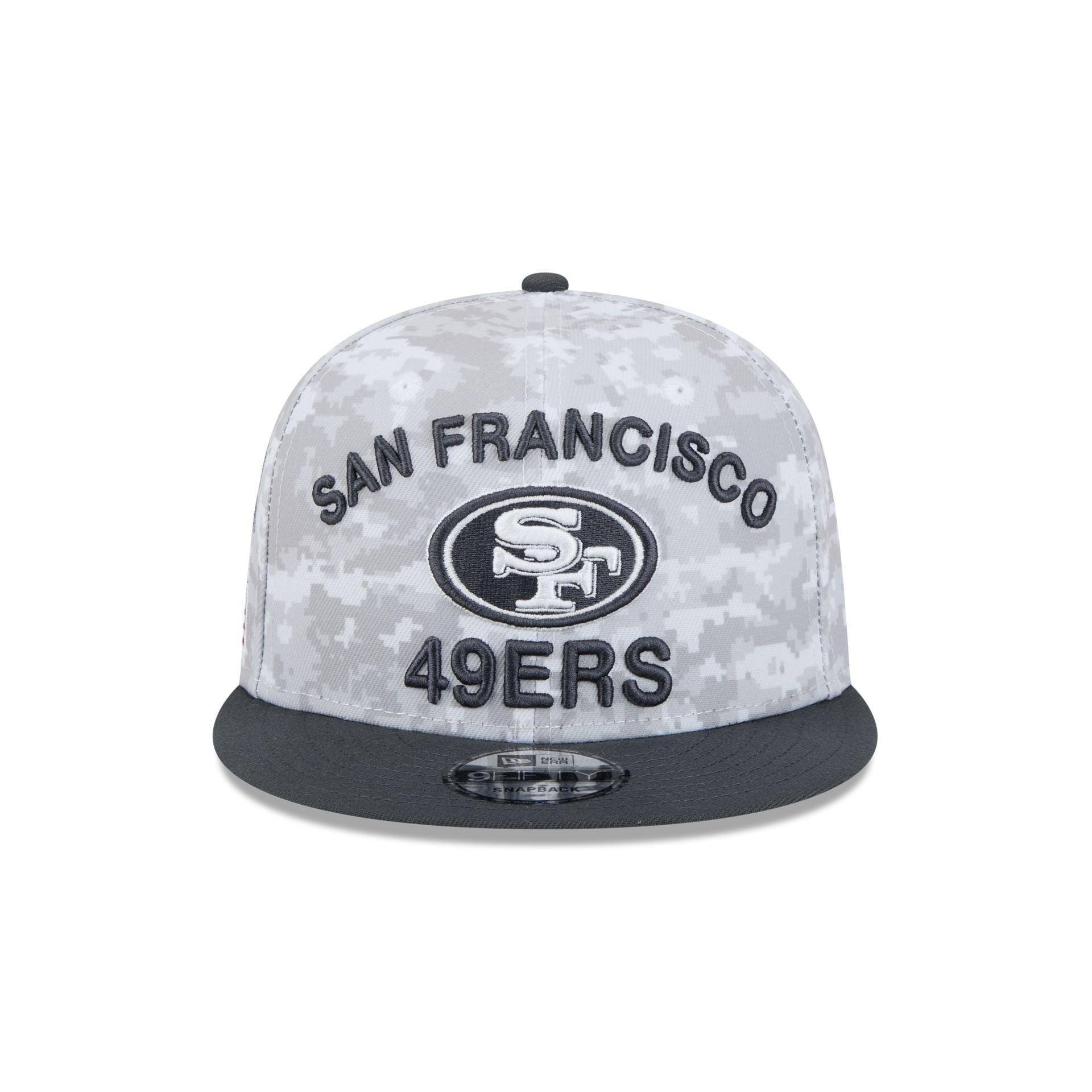 San Francisco 49ers 2024 Salute to Service 9FIFTY Snapback Hat Male Product Image