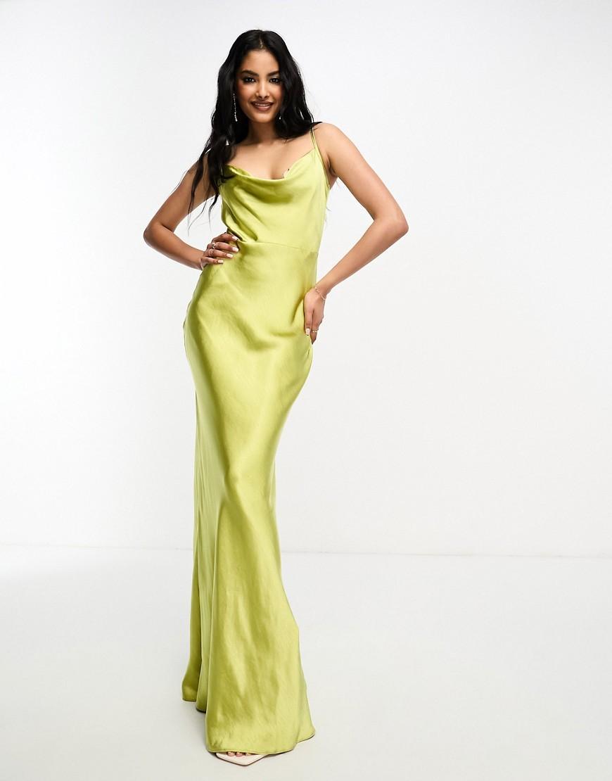 Pretty Lavish Keisha satin maxi dress Product Image