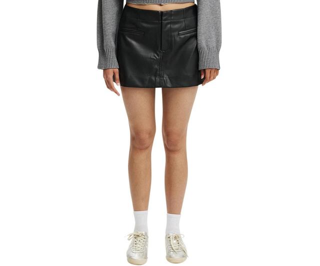 Cotton On Womens Faux Leather Mini Skirt Nth Product Image