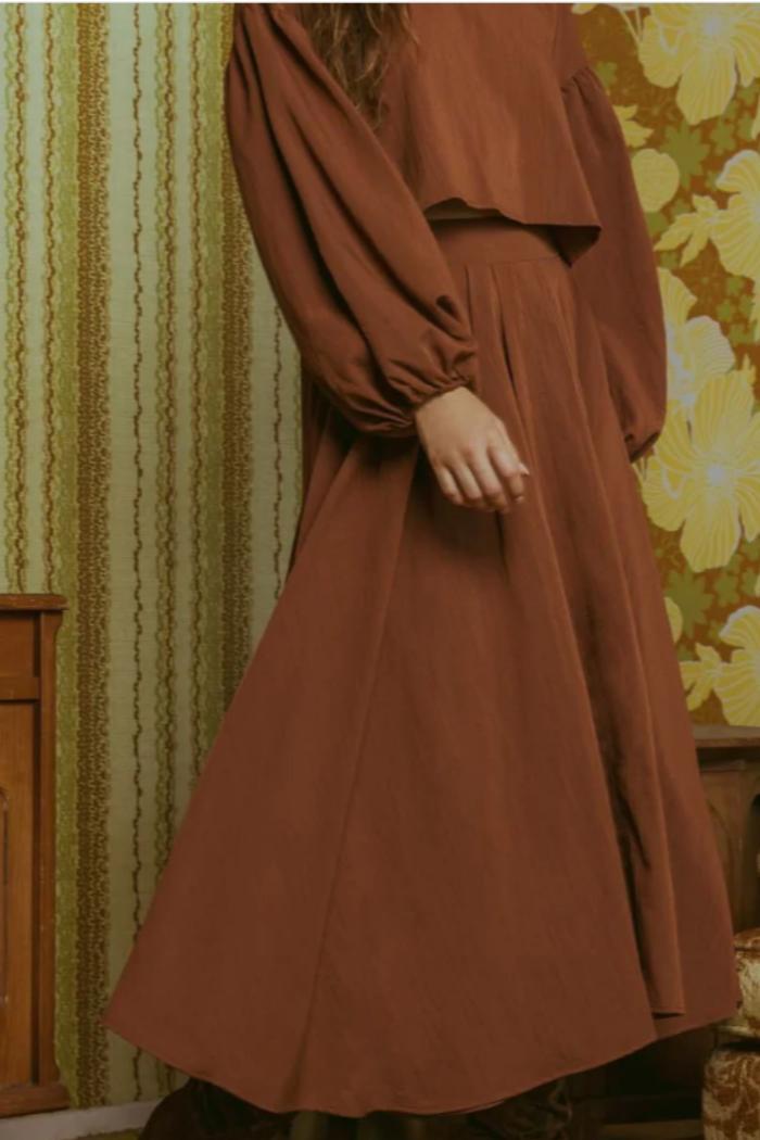 Solid Maxi Skirt Product Image