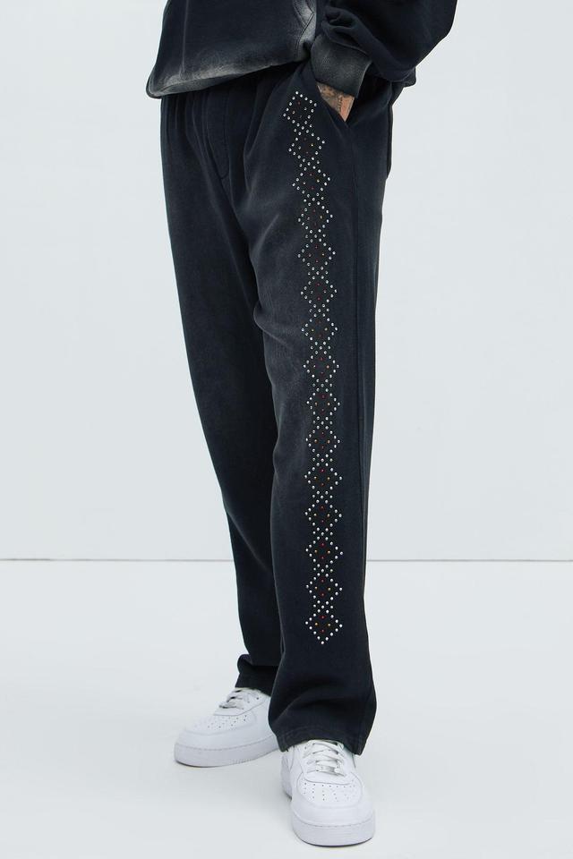 Tyson Bling Sweatpants - Black Product Image