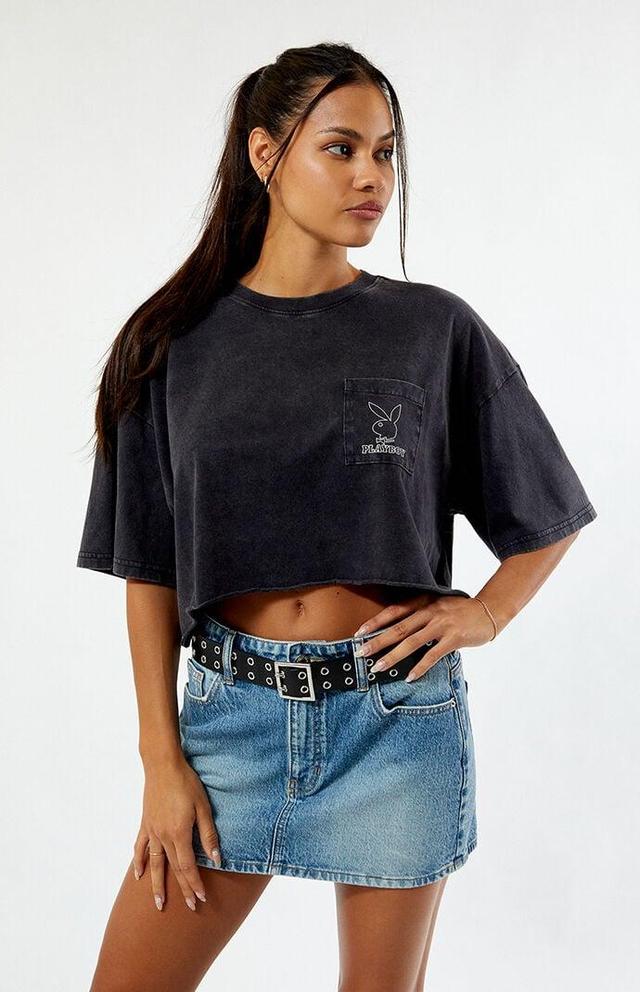 Playboy By PacSun Women's Boxy Cropped T-Shirt Product Image