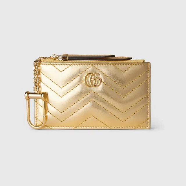 GUCCI Gg Marmont Key Case In Gold Product Image