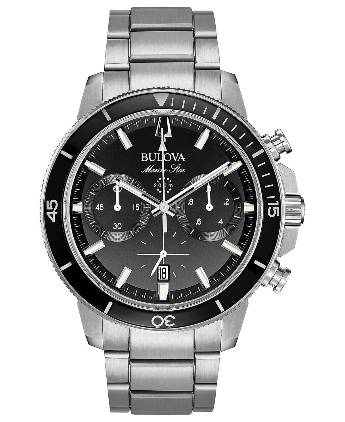 Bulova Men's Marine Star Stainless Steel Bracelet Watch Product Image