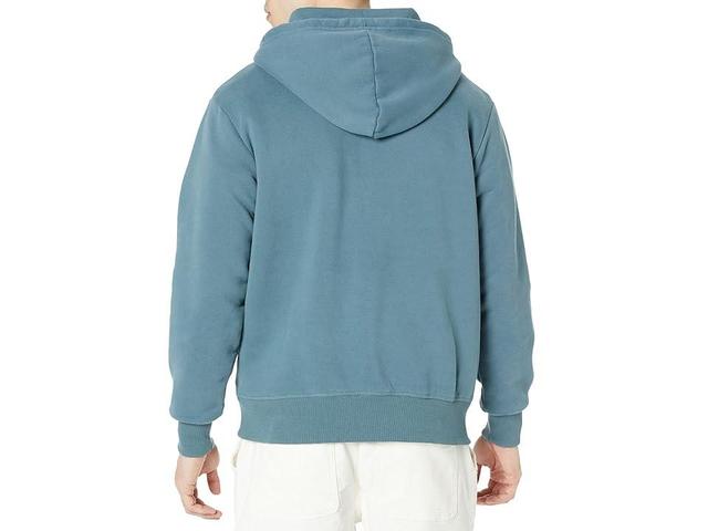 Rhythm Sundown Fleece Hoodie (Slate) Men's Clothing Product Image