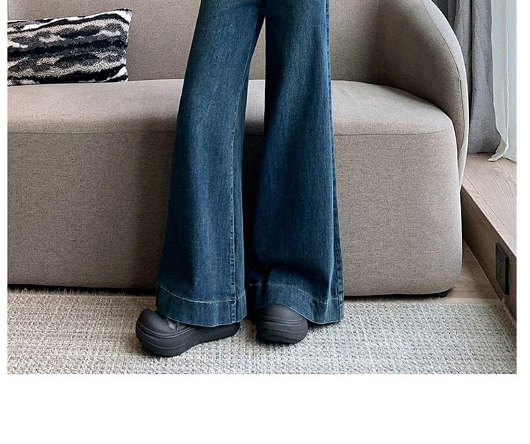 High Rise Flared Jeans (Various Designs) Product Image