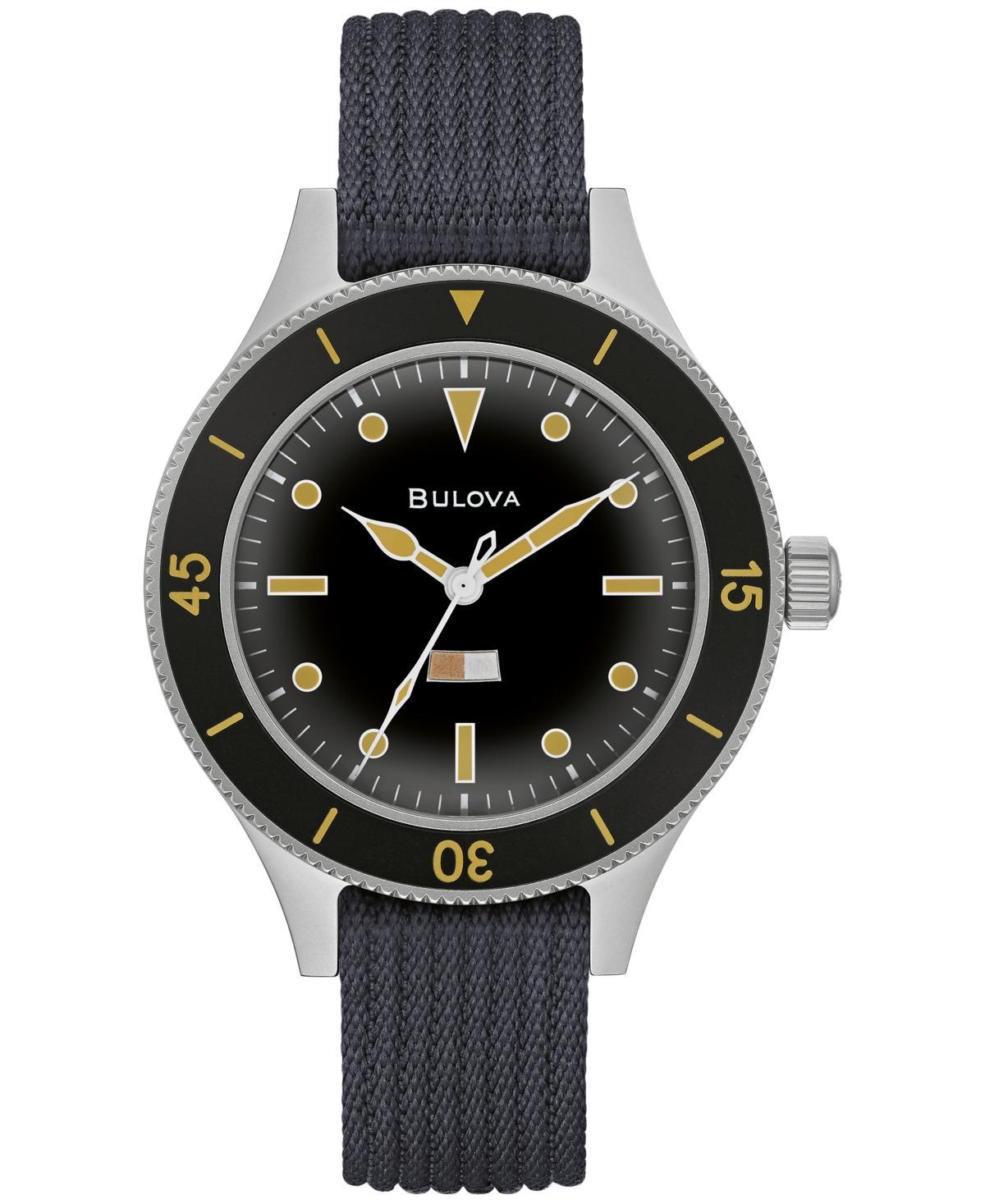 Men's Limited Edition Bulova Archive Series Mil-Ships-W-2181 Submersible Automatic Strap Watch (Model: 98A265) Product Image