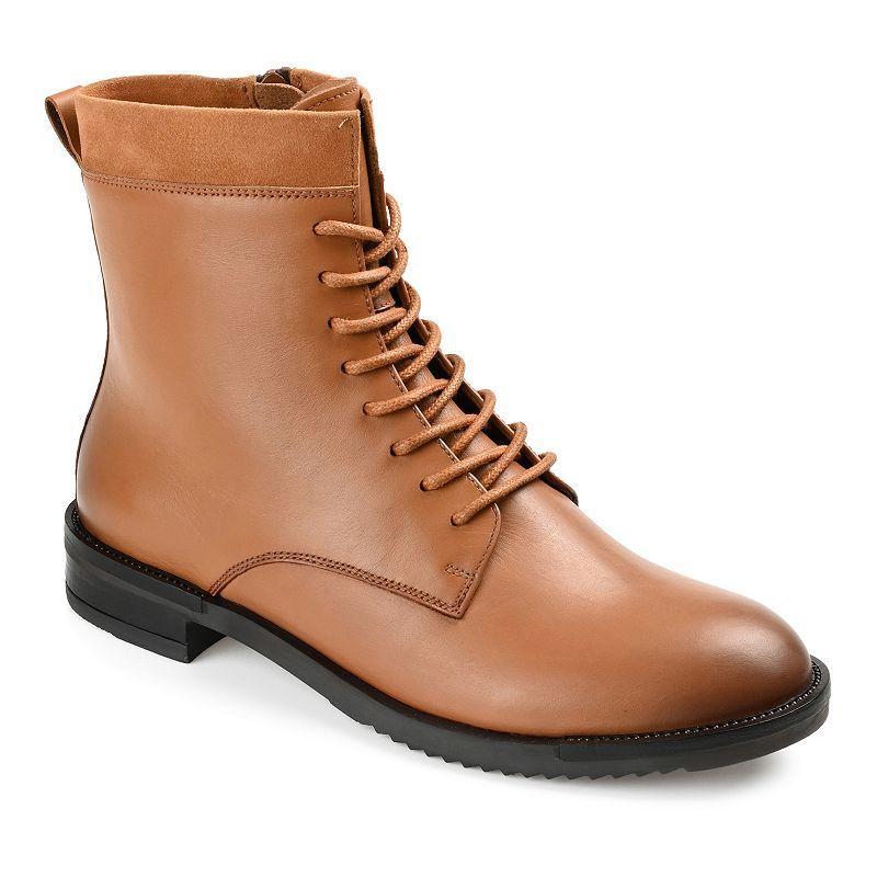 Journee Signature Natara Tru Comfort Foam Womens Leather Combat Boots Product Image