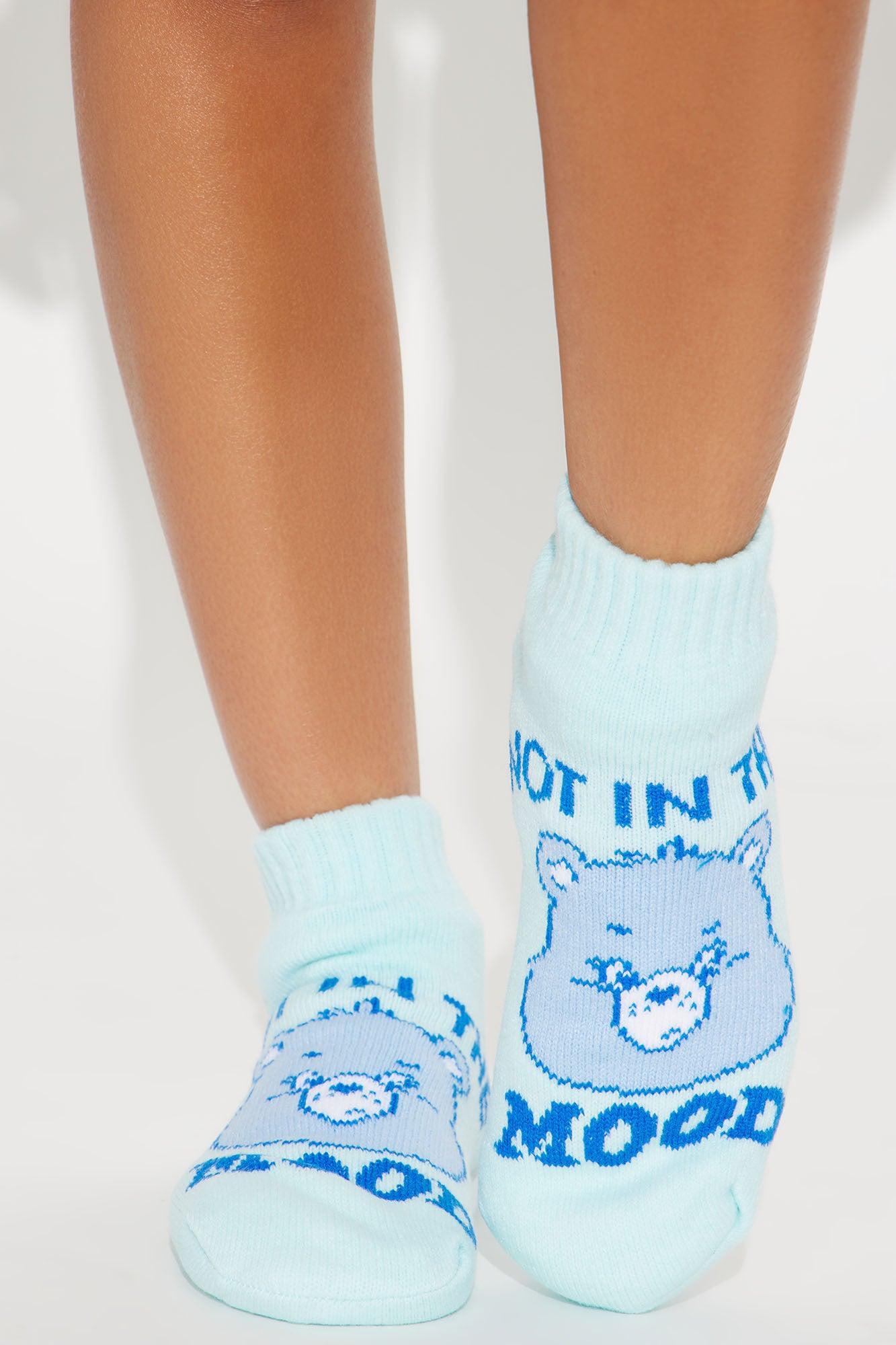 Not In The Mood Care Bear Socks - Blue Product Image