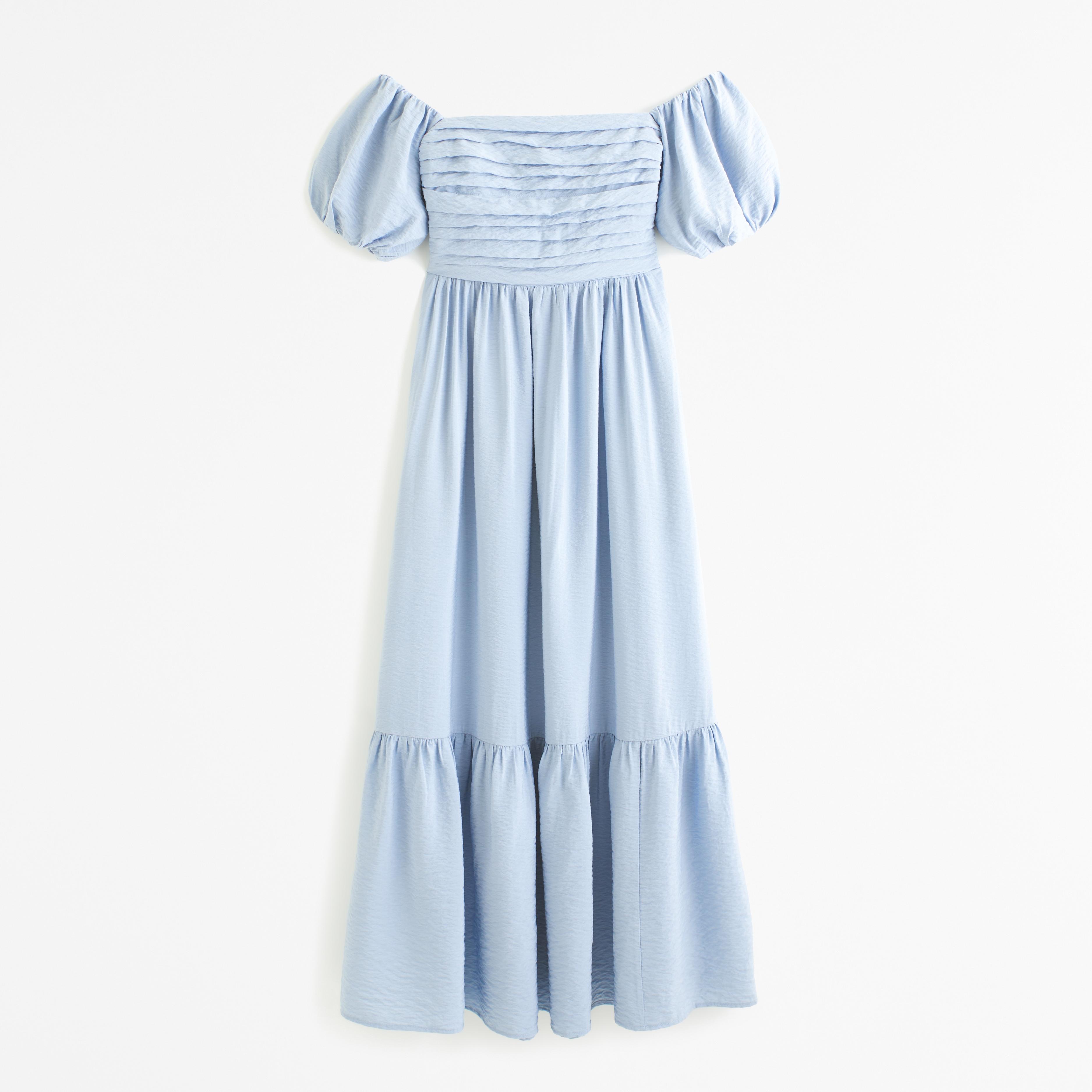 The A&F Emerson Off-The-Shoulder Maxi Dress Product Image