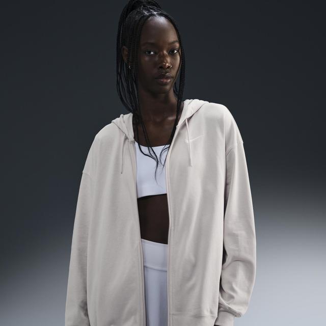 Nike Sportswear Women's Oversized Jersey Full-Zip Hoodie Product Image