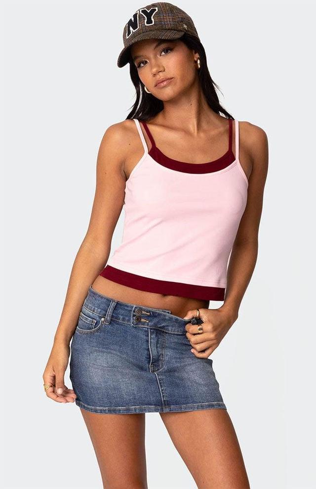 Edikted Women's Element Layered Tank Top Product Image