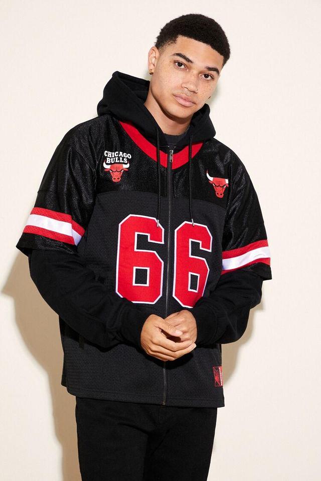 Chicago Bulls Combo Zip-Up Hoodie | Forever 21 Product Image