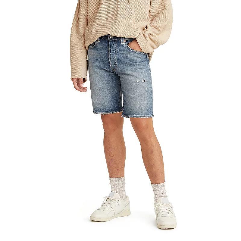 Levis 501 Original Fit 9 Inseam Stretch Jean Shorts Product Image