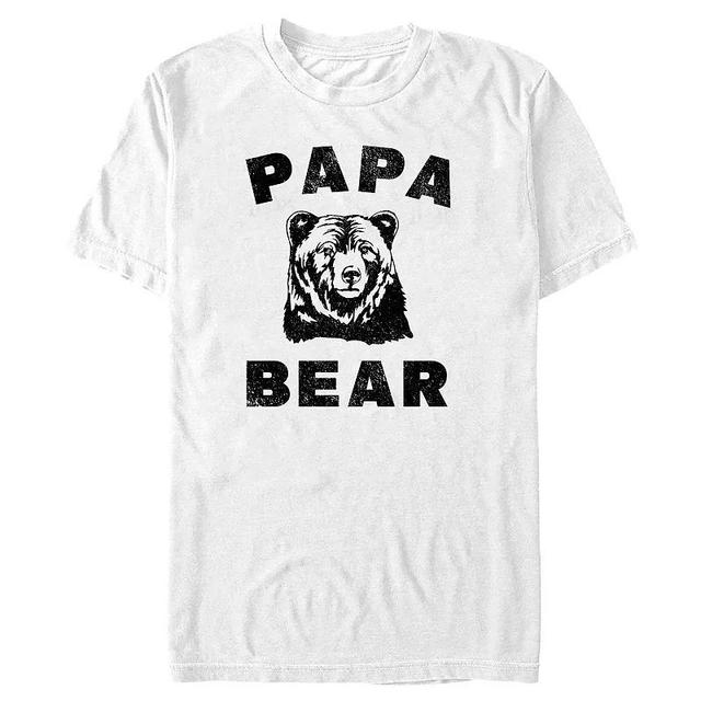 Big & Tall Papa Bear Graphic Tee, Mens Product Image