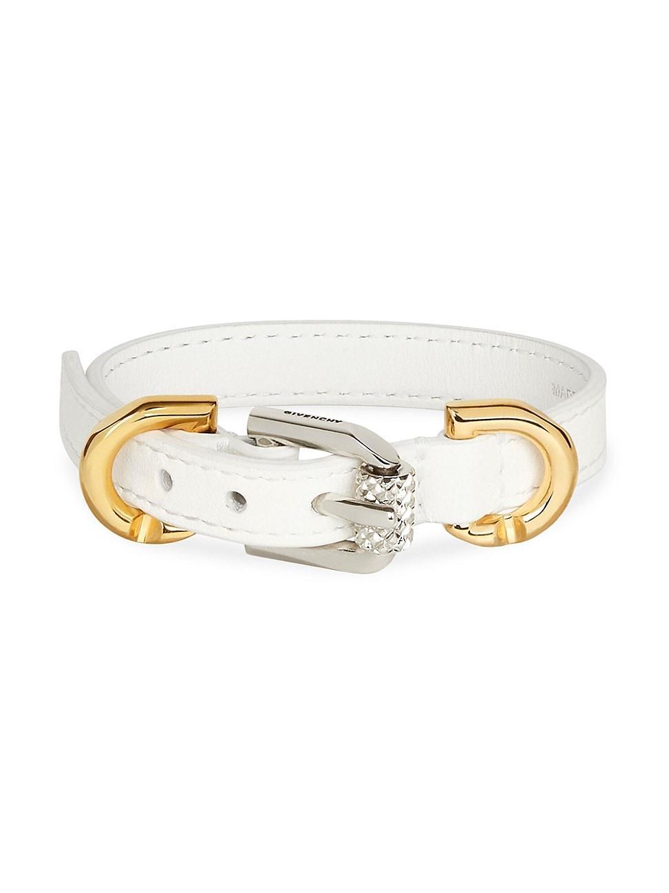 Womens Voyou Bracelet In Leather And Metal Product Image