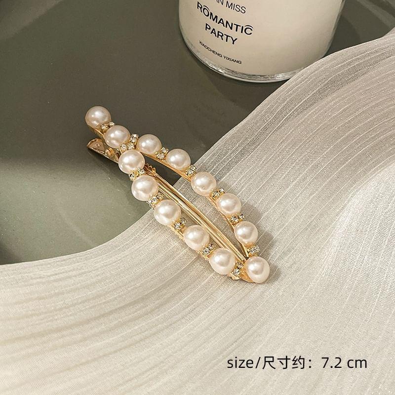 Faux Pearl / Faux Crystal / Alloy Hair Clip / Set (Various Designs) Product Image