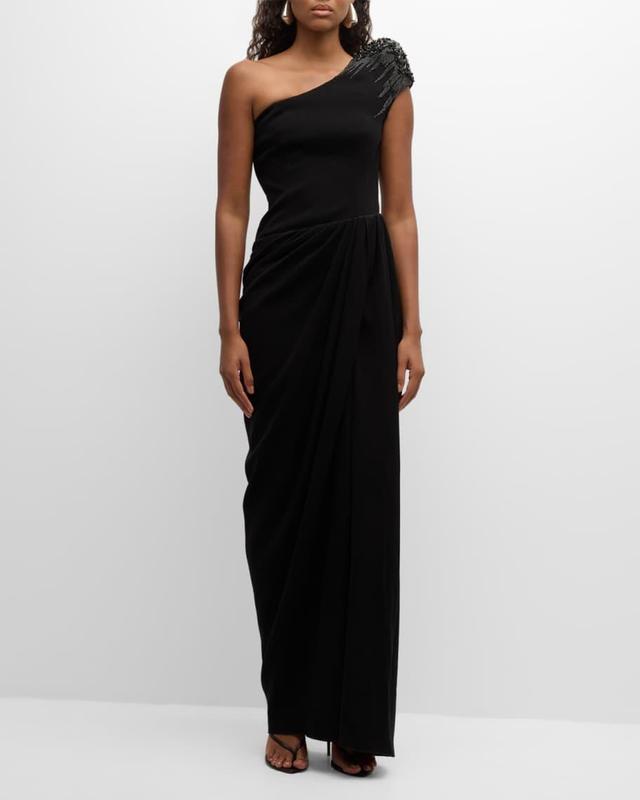 Crystal One-Shoulder Gown Product Image