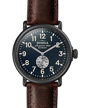 Shinola The Runwell Leather Strap Watch, 47mm Product Image