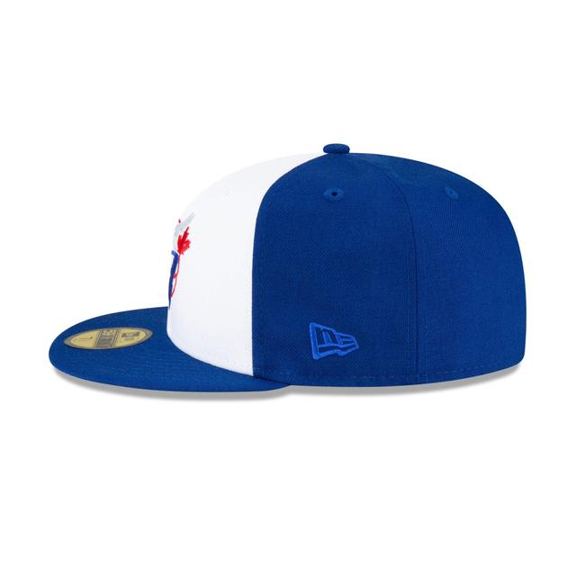 White Toronto Blue Jays X Lost & Found 59FIFTY Fitted Hat Male Product Image