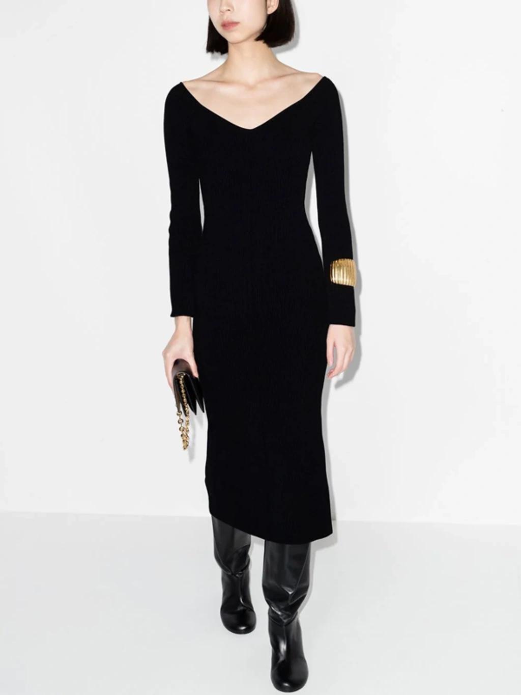 Black Pia Sheath Dress Product Image