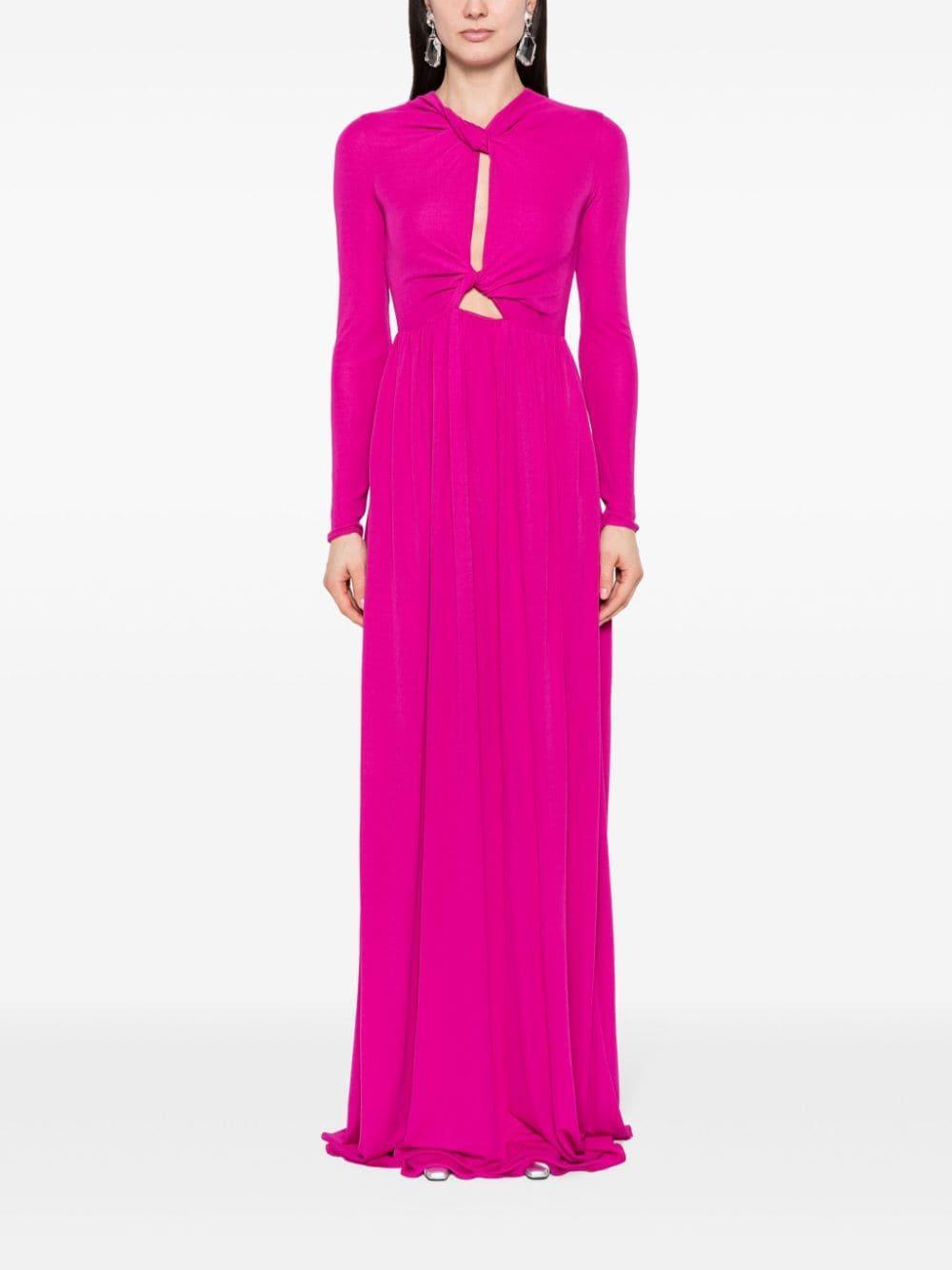 twisted cut-out maxi dress Product Image