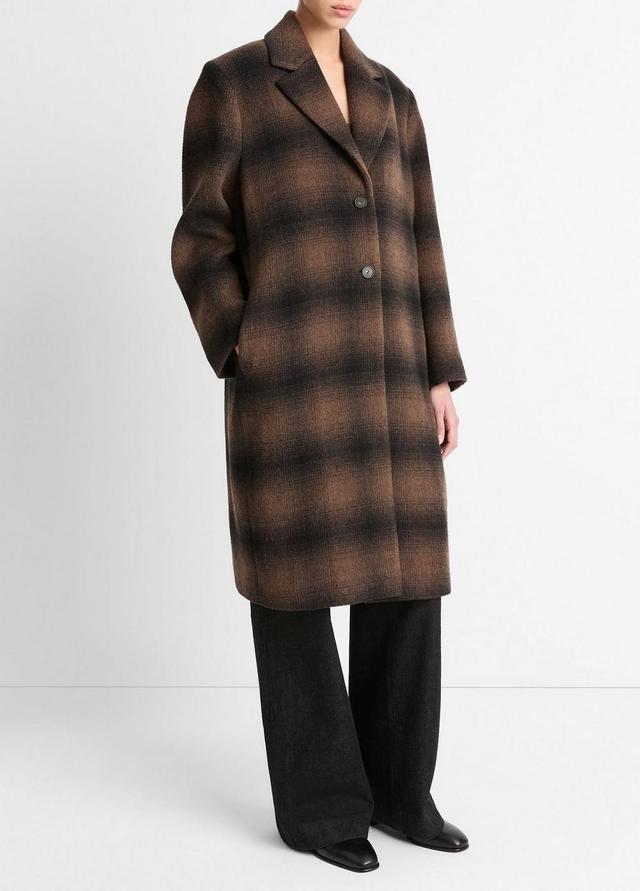 Shadow Plaid Car Coat Product Image