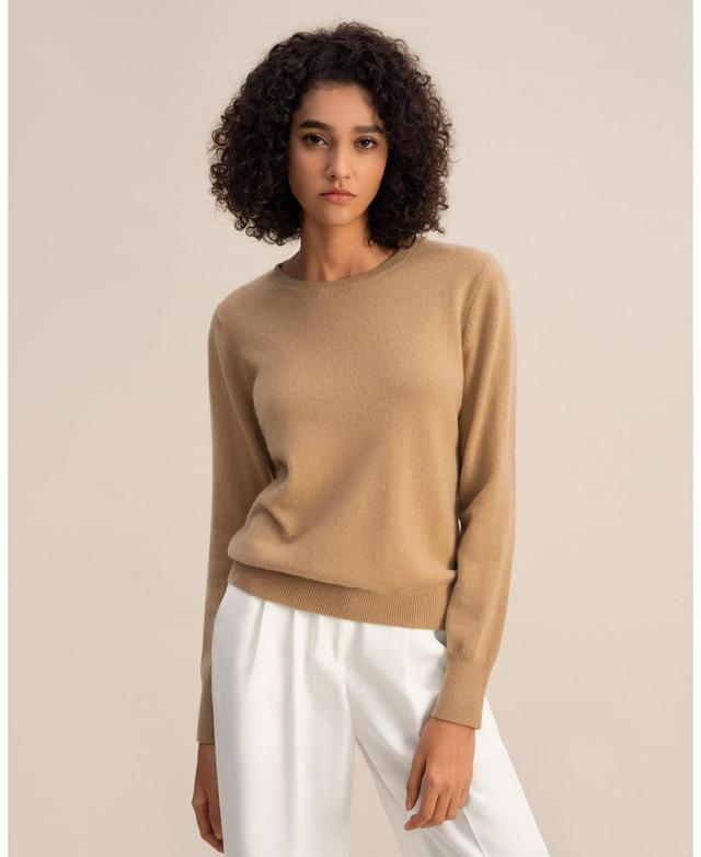 Lilysilk Womens Cashmere Super Soft Crewneck Sweater Product Image