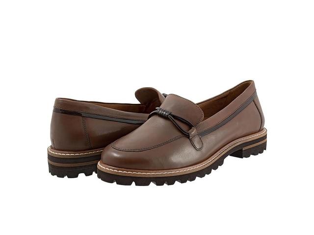 Trotters Fiora Leather Lug Sole Loafers Product Image