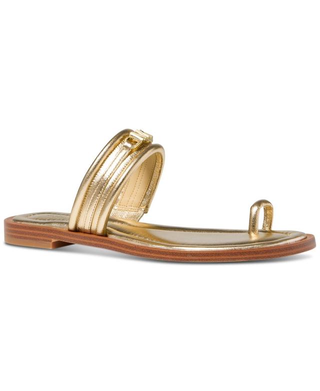 Michael Michael Kors Womens Veronica Slip-On Toe-Ring Slide Sandals Product Image